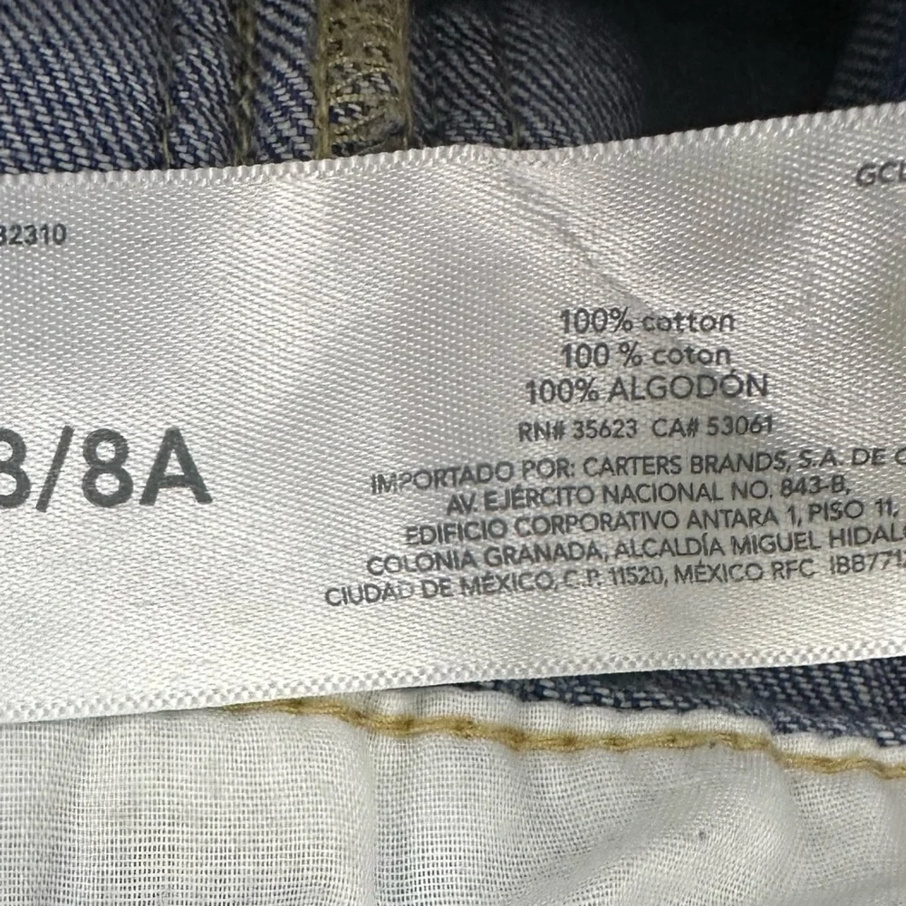 Osh Kosh Denim Overall Dress size 8